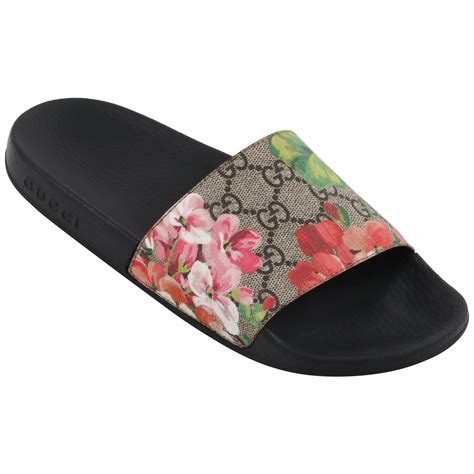 supreme gucci slides fake|gucci supreme floral slides.